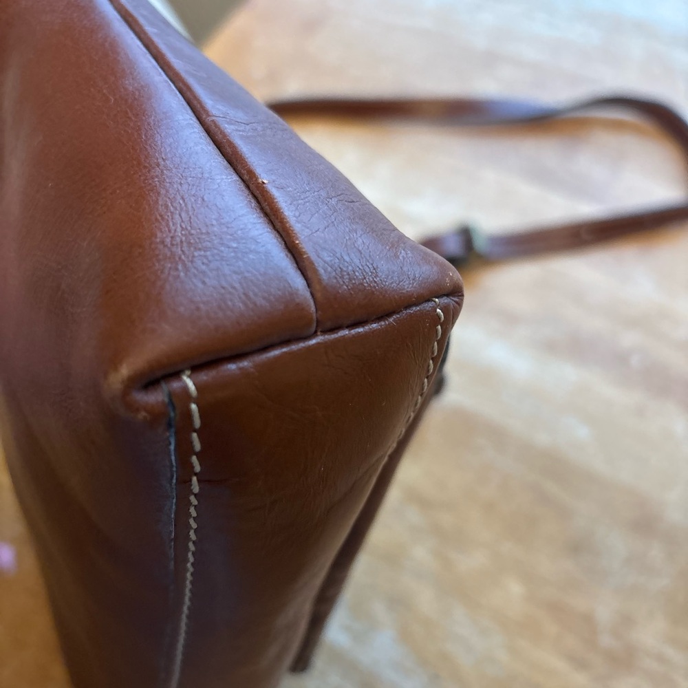 Patricia Nash Brown Leather Crossbody Bag - Picture 7 of 12